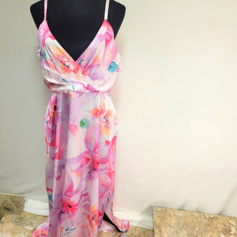 Tahari Arthur S Levine Dress Size M Maxi